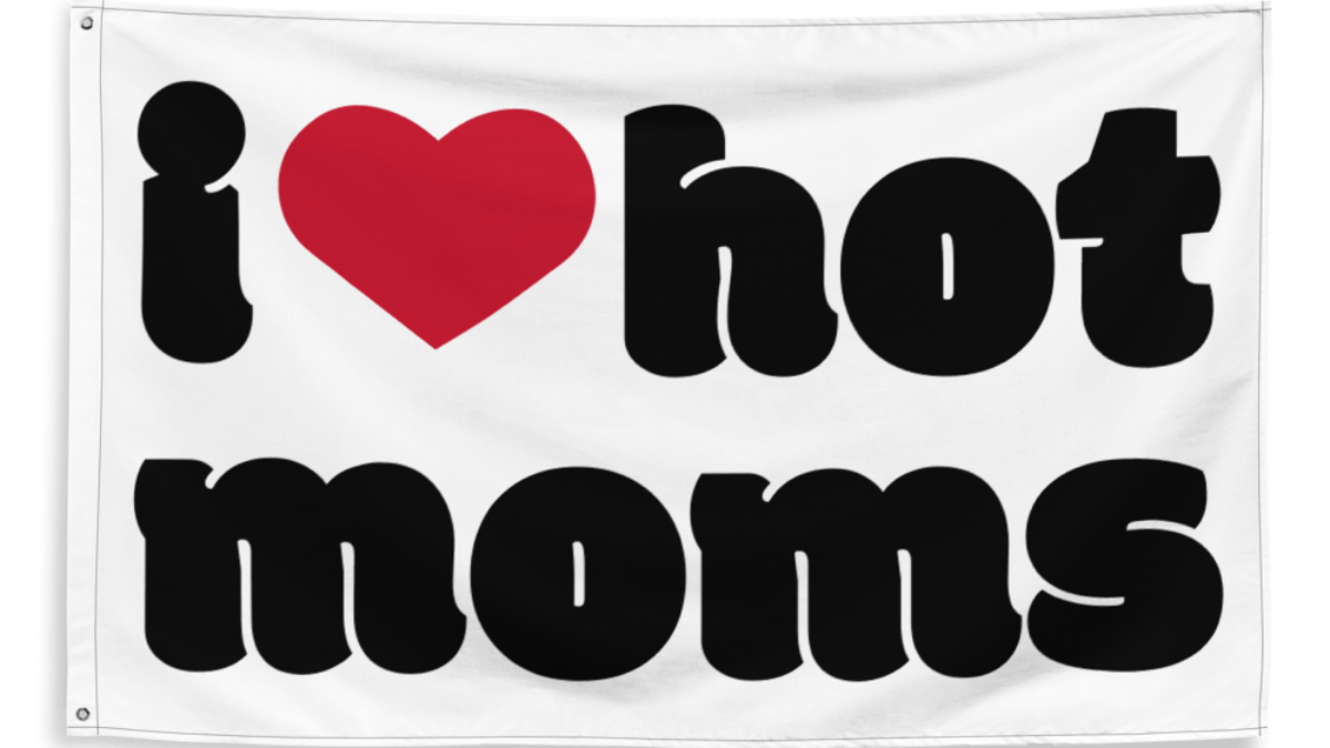 I Love Hot Moms Boxer Briefs – White